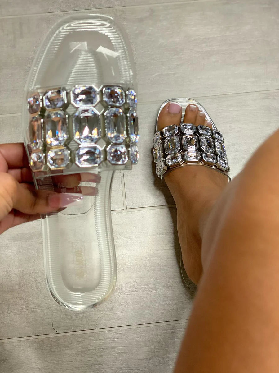 Silver Crystal Slides