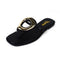 EVA Luxe Flats – Black