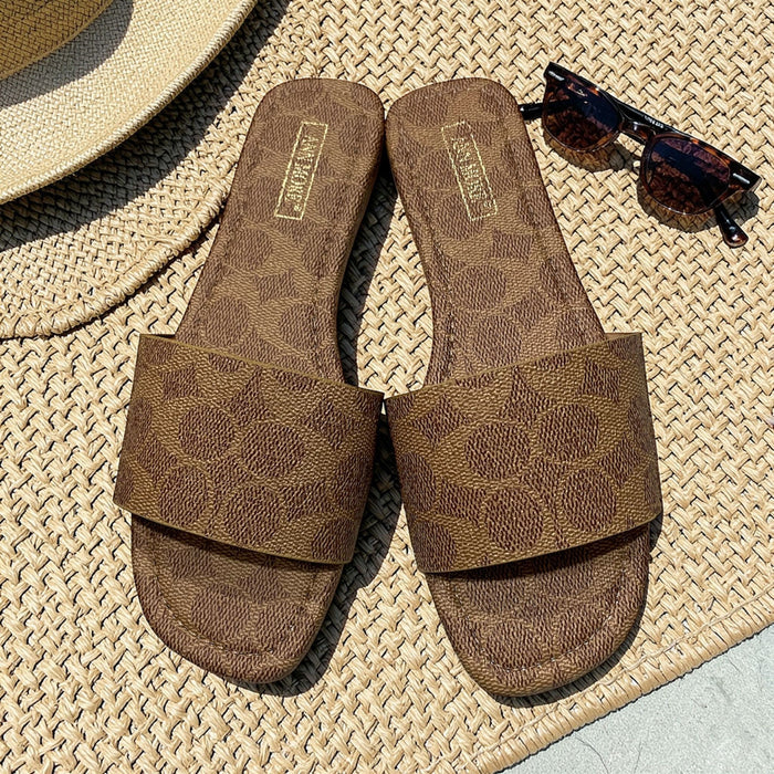 Cocoa Luxe Slides